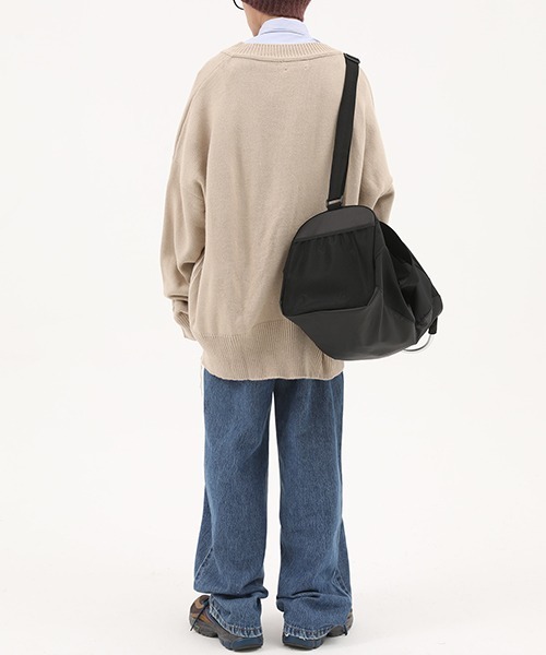 MASONPRINCE（メイソンプリンス）の「【MASONPRINCE】V-neck pothole rough edge sweaters MY1724（ニット/セーター・メンズ・ベージュ/ライトブルー・M/L/S）」の17枚目の写真