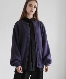 LILL | コットンアクリル2WAYスモーキーカラーカーディガン(カーディガン/ボレロ)