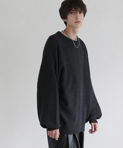 LILL（リル）の「コットンアクリル2WAYスモーキーカラーカーディガン（カーディガン/ボレロ・メンズ・アッシュブラウン/ブルー/グレー系その他/バイオレット/チャコール/ダークネイビー/グレー/ブラウン・S/M/L/XL）」の17枚目の写真