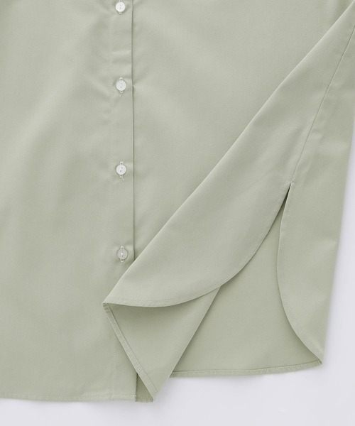 PURIL（ピュリル）の「【PURIL】2way バンドカラーギャザーデザイン ボリュームスリーブ ブラウス（シャツ/ブラウス・レディース・ホワイト/ブルー/グリーン・S/M）」の20枚目の写真