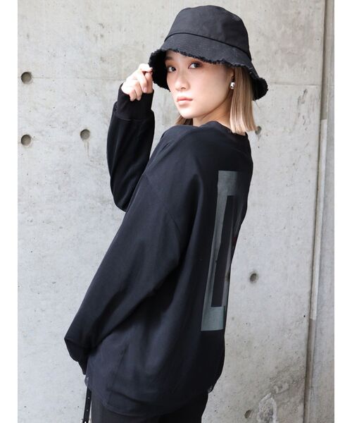 MURUA(ムルーア)の「【MURUA×217..NINA】コラボロンT(Tシャツ/カットソー・レディース・ホワイト/グレー/ブラック・FREE)」の16枚目の写真