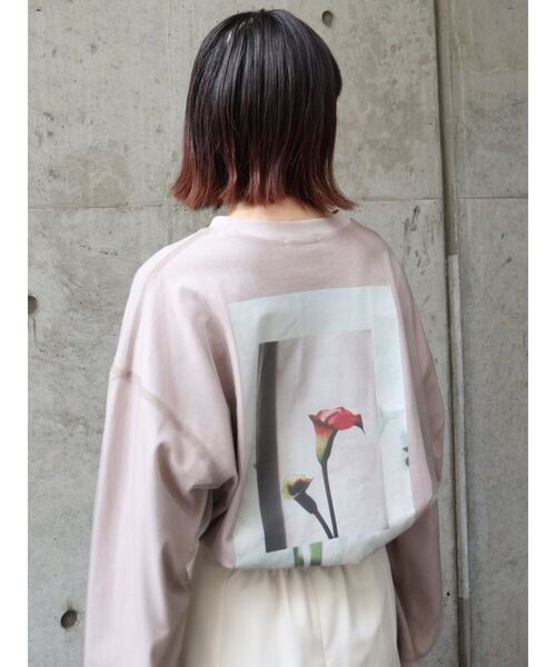 MURUA(ムルーア)の「【MURUA×217..NINA】コラボロンT(Tシャツ/カットソー・レディース・ホワイト/グレー/ブラック・FREE)」の14枚目の写真