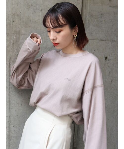 MURUA(ムルーア)の「【MURUA×217..NINA】コラボロンT(Tシャツ/カットソー・レディース・ホワイト/グレー/ブラック・FREE)」の17枚目の写真