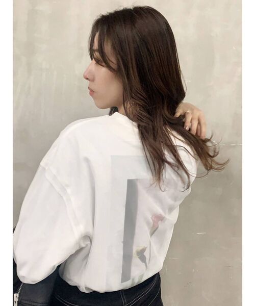 MURUA(ムルーア)の「【MURUA×217..NINA】コラボロンT(Tシャツ/カットソー・レディース・ホワイト/グレー/ブラック・FREE)」の20枚目の写真