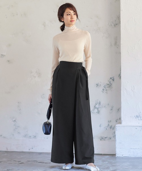 サイドベルトワイドパンツ（その他パンツ）｜KOBE LETTUCE