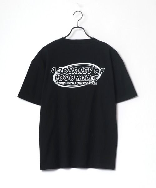 Lazar(ラザル)の「バックプリント Logo レトロ イラスト グラフィック ワンポイント ワッペン USAコットン Tシャツ(Tシャツ/カットソー・メンズ・ホワイト/ブラック/ベージュ/ネイビー/オレンジ/ホワイト系その他・M/L)」の18枚目の写真
