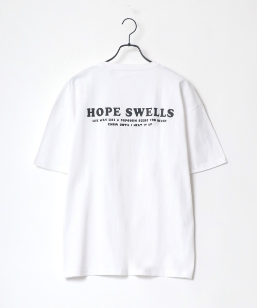 Lazar(ラザル)の「バックプリント Logo レトロ イラスト グラフィック ワンポイント ワッペン USAコットン Tシャツ(Tシャツ/カットソー・メンズ・ホワイト/ブラック/ベージュ/ネイビー/オレンジ/ホワイト系その他・M/L)」の14枚目の写真