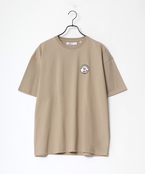 Lazar(ラザル)の「バックプリント Logo レトロ イラスト グラフィック ワンポイント ワッペン USAコットン Tシャツ(Tシャツ/カットソー・メンズ・ホワイト/ブラック/ベージュ/ネイビー/オレンジ/ホワイト系その他・M/L)」の19枚目の写真