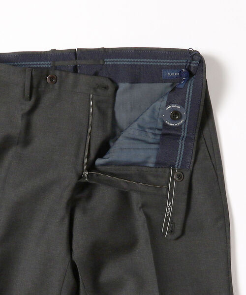 INCOTEX / トロピカルウール ノープリーツ スラックス