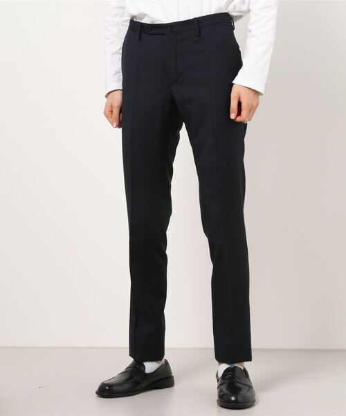 INCOTEX / トロピカルウール ノープリーツ スラックス