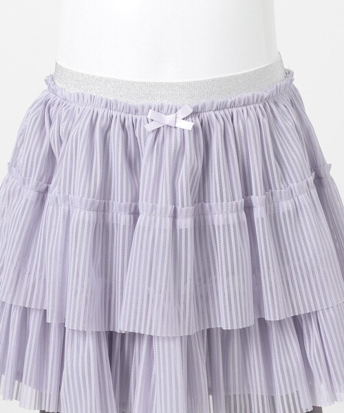 ANY(エニィ)の「ストライプチュールスカッツ(その他パンツ・キッズ・アイボリー系/サックスブルー系/ライラック系・90/100/110/120/130)」の11枚目の写真