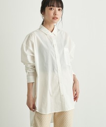 earth music&ecology | オーガニックコットンシャツチュニック ＊(シャツ/ブラウス)