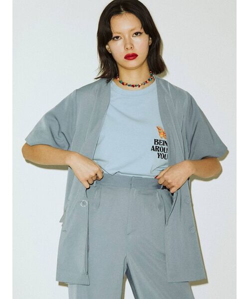 jouetie（ジュエティ）の「バックデザインTシャツ（Tシャツ/カットソー・レディース・オフホワイト/ブラック/グリーン/ライトブルー・MEDIUM）」の9枚目の写真