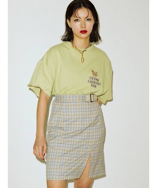 jouetie（ジュエティ）の「バックデザインTシャツ（Tシャツ/カットソー・レディース・オフホワイト/ブラック/グリーン/ライトブルー・MEDIUM）」の22枚目の写真