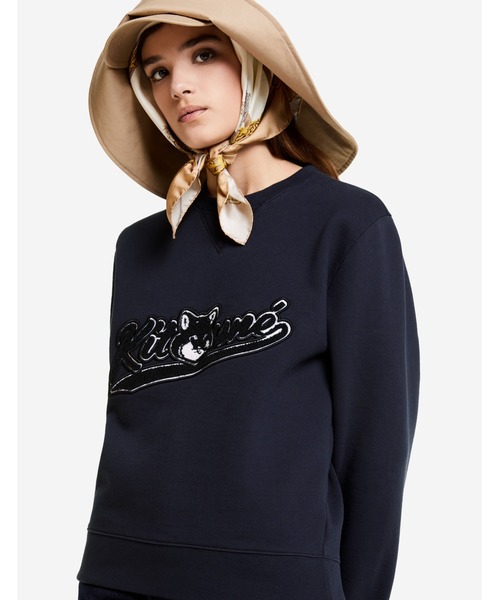 メゾンキツネ スウェット Maison Kitsune VARSITY FOX Maison Kitsune（メゾンキツネ）の「VARSITY FOX REGULAR SWEATSHIRT