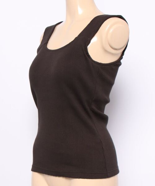 SHEL'TTER ORIGINAL（シェルターオリジナル）の「SDカップインタンクトップ（タンクトップ・レディース・ライトイエロー/パープル/アイボリー/ブラック/ブルー/オレンジ・FREE）」の7枚目の写真