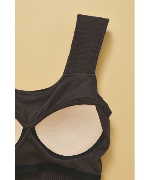 SHEL'TTER ORIGINAL（シェルターオリジナル）の「SDカップインタンクトップ（タンクトップ・レディース・ライトイエロー/パープル/アイボリー/ブラック/ブルー/オレンジ・FREE）」の12枚目の写真