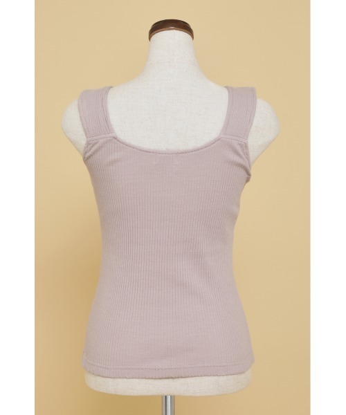 SHEL'TTER ORIGINAL（シェルターオリジナル）の「SDカップインタンクトップ（タンクトップ・レディース・ライトイエロー/パープル/アイボリー/ブラック/ブルー/オレンジ・FREE）」の15枚目の写真