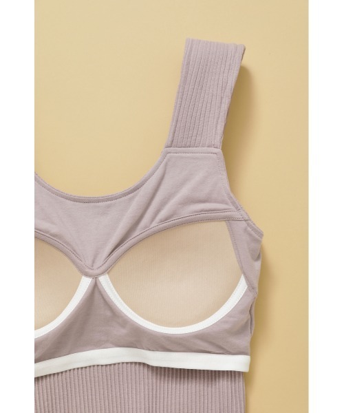 SHEL'TTER ORIGINAL（シェルターオリジナル）の「SDカップインタンクトップ（タンクトップ・レディース・ライトイエロー/パープル/アイボリー/ブラック/ブルー/オレンジ・FREE）」の16枚目の写真