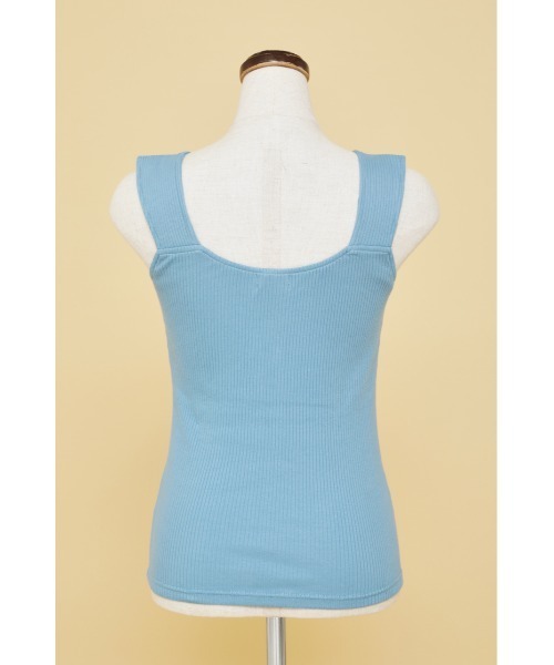 SHEL'TTER ORIGINAL（シェルターオリジナル）の「SDカップインタンクトップ（タンクトップ・レディース・ライトイエロー/パープル/アイボリー/ブラック/ブルー/オレンジ・FREE）」の17枚目の写真