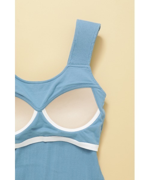 SHEL'TTER ORIGINAL（シェルターオリジナル）の「SDカップインタンクトップ（タンクトップ・レディース・ライトイエロー/パープル/アイボリー/ブラック/ブルー/オレンジ・FREE）」の18枚目の写真