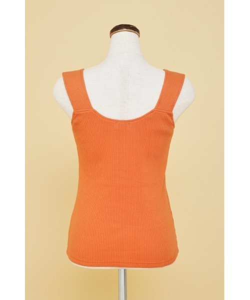 SHEL'TTER ORIGINAL（シェルターオリジナル）の「SDカップインタンクトップ（タンクトップ・レディース・ライトイエロー/パープル/アイボリー/ブラック/ブルー/オレンジ・FREE）」の19枚目の写真