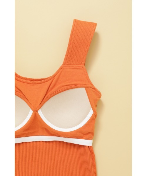 SHEL'TTER ORIGINAL（シェルターオリジナル）の「SDカップインタンクトップ（タンクトップ・レディース・ライトイエロー/パープル/アイボリー/ブラック/ブルー/オレンジ・FREE）」の20枚目の写真