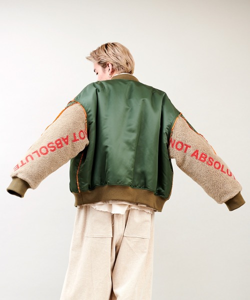 Discovered ボアスリーブ　MA-1 カーキ　サイズ1 DISCOVERED（ディスカバード）の「BOA SLEEVE MA-1（MA-1）」 - WEAR