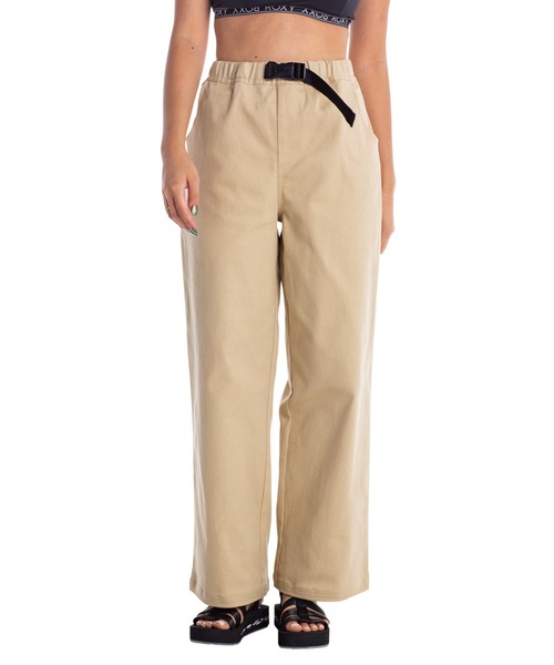 ROXY(ロキシー)の「SAILBOAT/ロキシーウエストゴムストレッチツイルワイドパンツ(チノパンツ・レディース・ベージュ/カーキ・SMALL/MEDIUM/LARGE)」の5枚目の写真