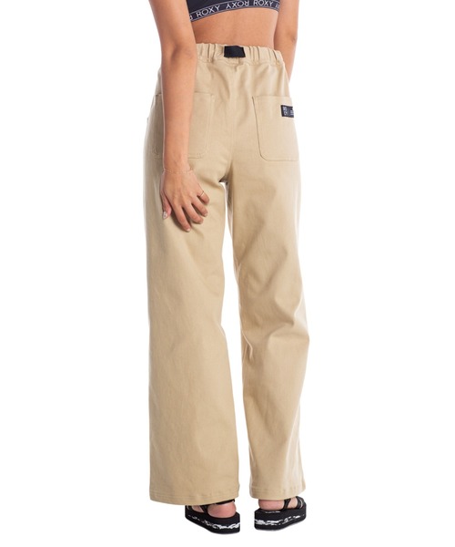 ROXY(ロキシー)の「SAILBOAT/ロキシーウエストゴムストレッチツイルワイドパンツ(チノパンツ・レディース・ベージュ/カーキ・SMALL/MEDIUM/LARGE)」の6枚目の写真
