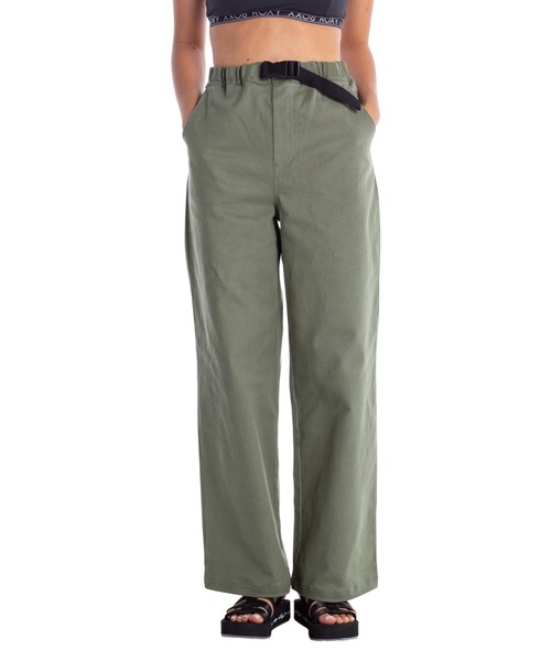 ROXY(ロキシー)の「SAILBOAT/ロキシーウエストゴムストレッチツイルワイドパンツ(チノパンツ・レディース・ベージュ/カーキ・SMALL/MEDIUM/LARGE)」の4枚目の写真