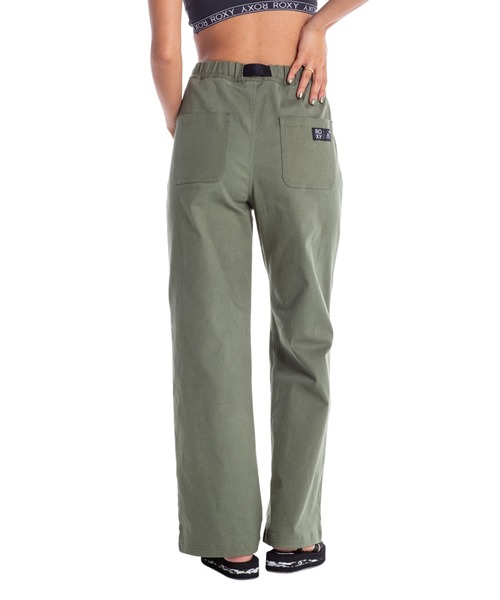 ROXY(ロキシー)の「SAILBOAT/ロキシーウエストゴムストレッチツイルワイドパンツ(チノパンツ・レディース・ベージュ/カーキ・SMALL/MEDIUM/LARGE)」の3枚目の写真