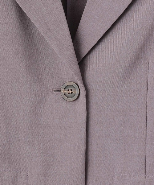 Heather（ヘザー）の「リネンライクショートジャケット 946249（テーラードジャケット・レディース・ブラック/パープル・FREE）」の10枚目の写真