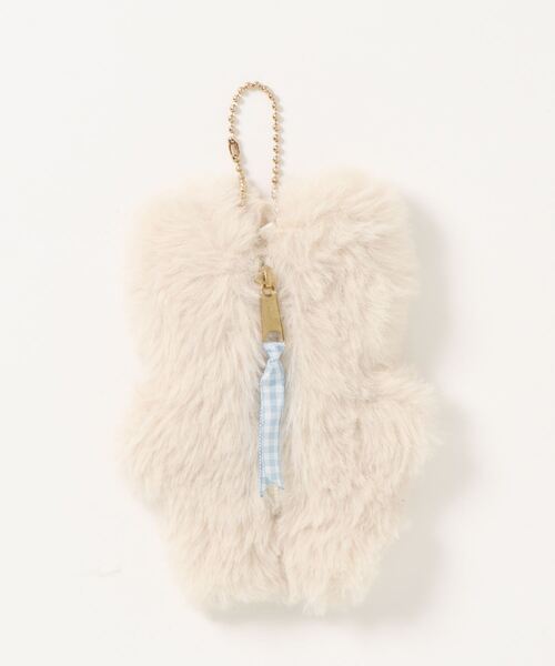 SLURR（スラ―）の「フワフワチャーム おこめ（キーホルダー・レディース・レッド/サックスブルー/イエロー/モカ/ラベンダー・FREE）」の14枚目の写真