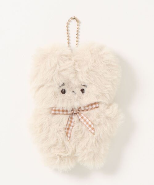 SLURR（スラ―）の「フワフワチャーム おこめ（キーホルダー・レディース・レッド/サックスブルー/イエロー/モカ/ラベンダー・FREE）」の6枚目の写真