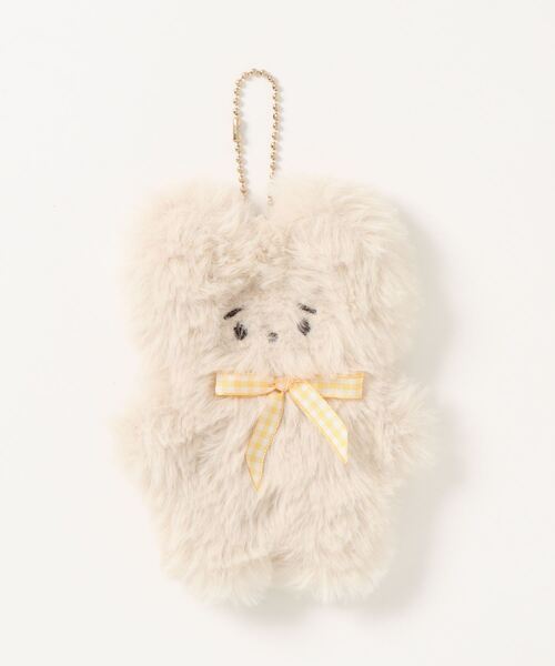 SLURR（スラ―）の「フワフワチャーム おこめ（キーホルダー・レディース・レッド/サックスブルー/イエロー/モカ/ラベンダー・FREE）」の9枚目の写真