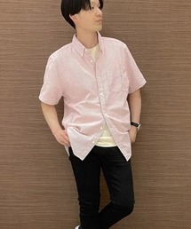 GAP | シアサッカー ボタンフロントシャツ(シャツ/ブラウス)