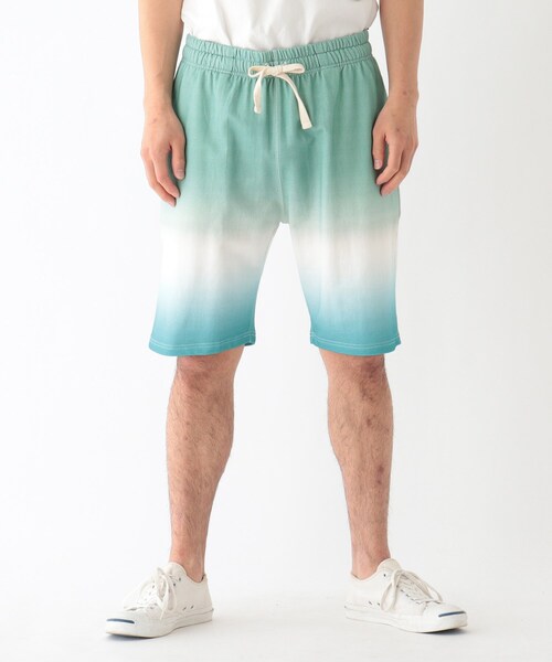 BASECONTROL(ベースコントロール)の「◆ディップダイカラープリント リラックス 裏毛ショーツ(その他パンツ・メンズ・ライトグリーン/キャメル/ライトパープル・02/03/04)」の9枚目の写真