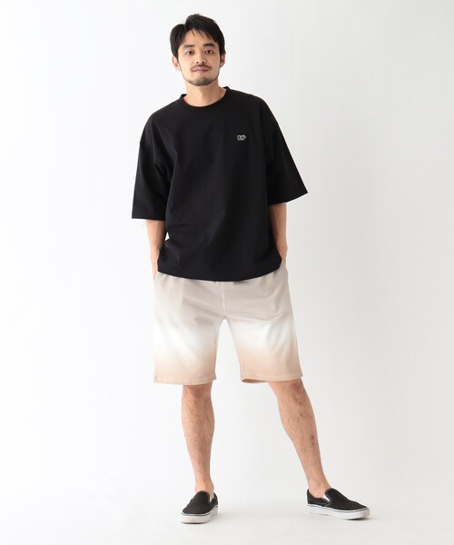 BASECONTROL(ベースコントロール)の「◆ディップダイカラープリント リラックス 裏毛ショーツ(その他パンツ・メンズ・ライトグリーン/キャメル/ライトパープル・02/03/04)」の8枚目の写真