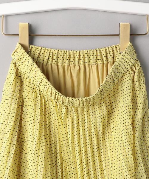 BEAUTY&YOUTH UNITED ARROWS（ビューティーアンドユースユナイテッドアローズ）の「BY ミニドットプリーツマキシスカート -ウォッシャブル-（スカート・レディース・イエロー/ブラック・SMALL/MEDIUM）」の17枚目の写真