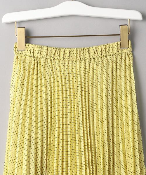BEAUTY&YOUTH UNITED ARROWS（ビューティーアンドユースユナイテッドアローズ）の「BY ミニドットプリーツマキシスカート -ウォッシャブル-（スカート・レディース・イエロー/ブラック・SMALL/MEDIUM）」の18枚目の写真