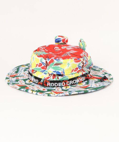 RODEO CROWNS WIDE BOWL（ロデオクラウンズワイドボウル）の「ベアーサファリハット（キャップ・キッズ・マルチ/ブラウン系その他・FREE）」の3枚目の写真