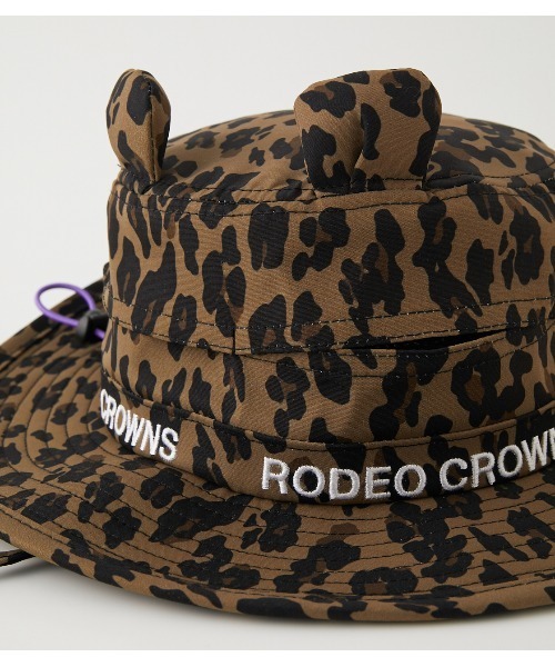 RODEO CROWNS WIDE BOWL（ロデオクラウンズワイドボウル）の「ベアーサファリハット（キャップ・キッズ・マルチ/ブラウン系その他・FREE）」の7枚目の写真