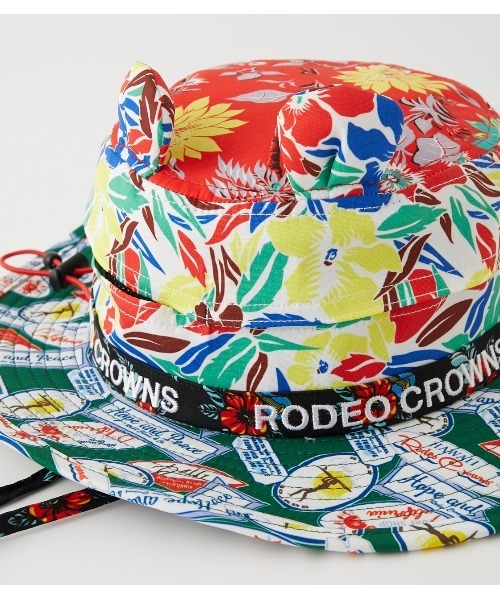 RODEO CROWNS WIDE BOWL（ロデオクラウンズワイドボウル）の「ベアーサファリハット（キャップ・キッズ・マルチ/ブラウン系その他・FREE）」の14枚目の写真
