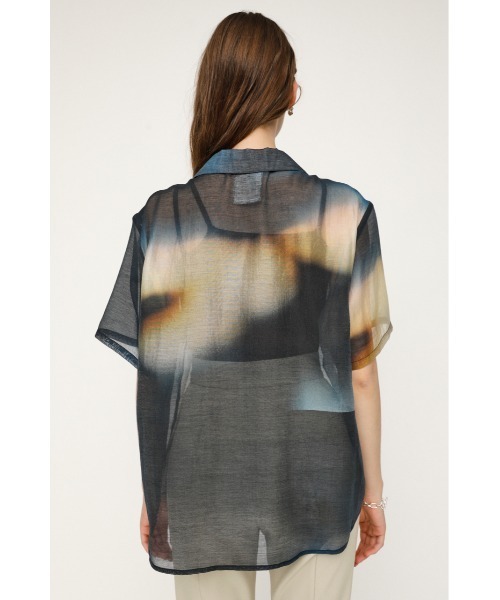 SLY(スライ)の「KITAOKA X SLY PHOTO SHEER SH/シアーシャツ(シャツ/ブラウス・レディース・ブルー系その他/レッド系その他・FREE)」の16枚目の写真
