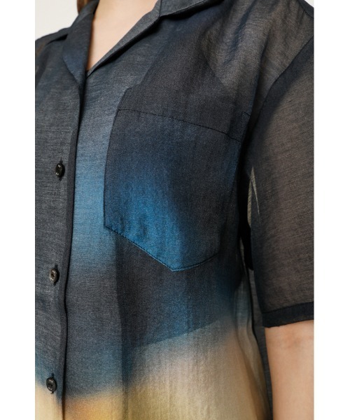 SLY(スライ)の「KITAOKA X SLY PHOTO SHEER SH/シアーシャツ(シャツ/ブラウス・レディース・ブルー系その他/レッド系その他・FREE)」の19枚目の写真