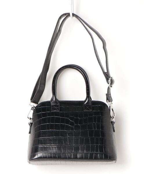 WEGO(ウィゴー)の「WEGO/クロコミニボストンショルダーバッグ(ショルダーバッグ・レディース・オフホワイト/ブラック・FREE)」の12枚目の写真