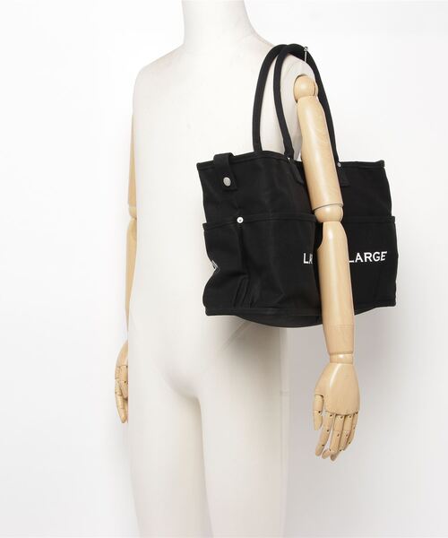 VegieBAG(ベジバッグ)の「【VegieBag】VegieBag LARGE(トートバッグ・レディース・ホワイト/ブラック・FREE)」の5枚目の写真