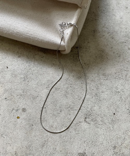 CAPRICIEUX LE'MAGE（カプリシューレマージュ）の「【GOLDY/ゴールディ】スネークチェーンショートネックレス（ネックレス・レディース・ゴールド/シルバー・FREE）」の7枚目の写真