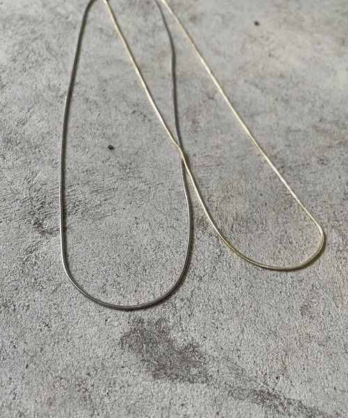 CAPRICIEUX LE'MAGE（カプリシューレマージュ）の「【GOLDY/ゴールディ】スネークチェーンショートネックレス（ネックレス・レディース・ゴールド/シルバー・FREE）」の8枚目の写真